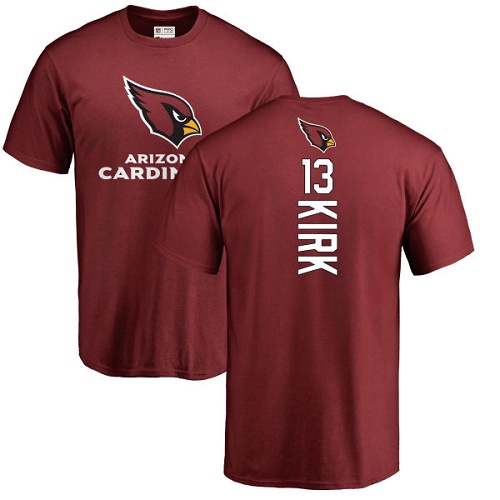 Arizona Cardinals Men Maroon Christian Kirk Backer NFL Football #13 T Shirt